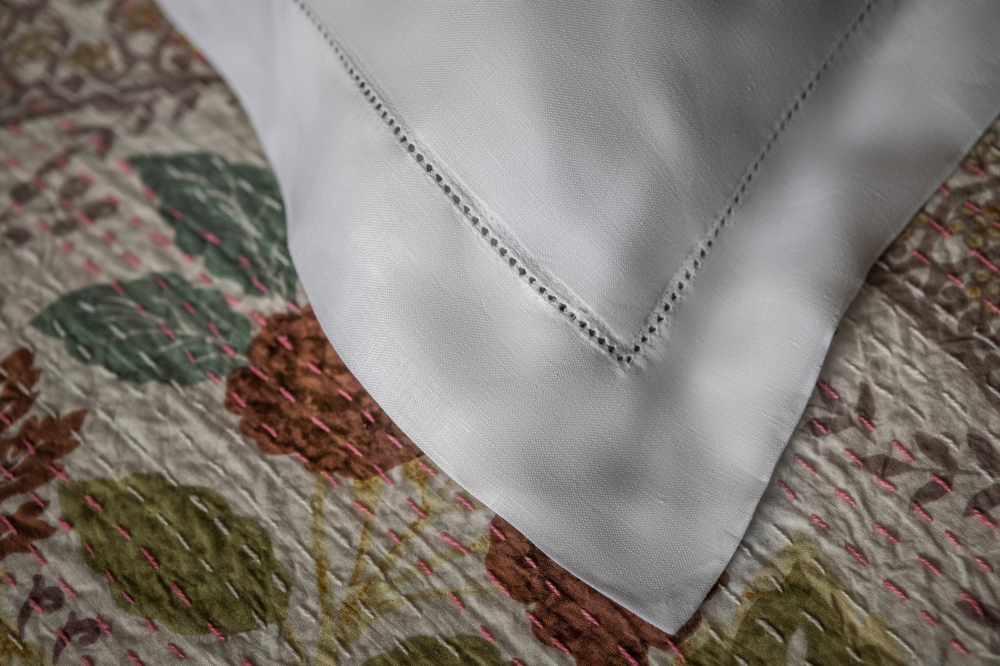 Organic Hemstitch Linen