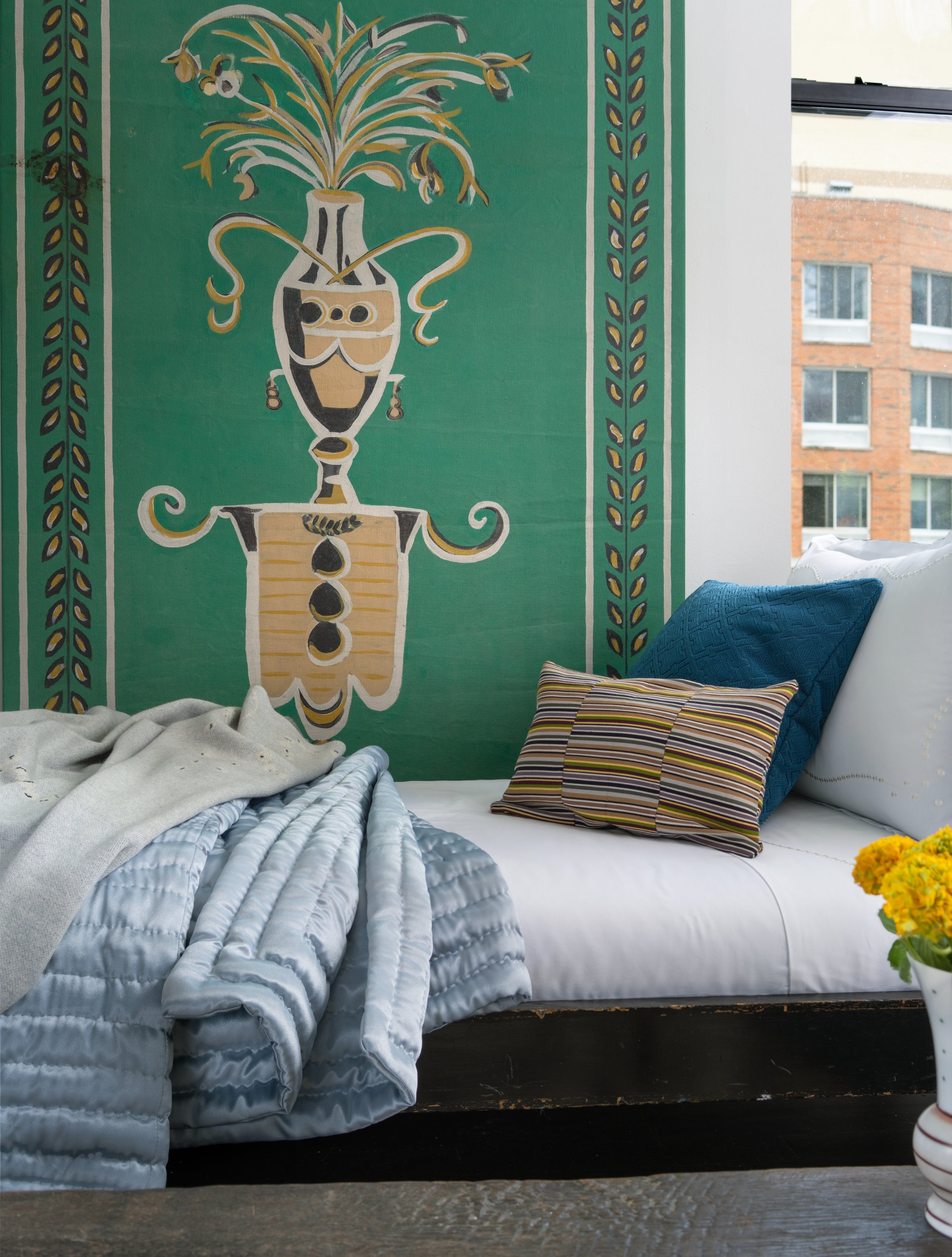 SAVED NY x Peter Reed "String of Pearls" Pillowcase