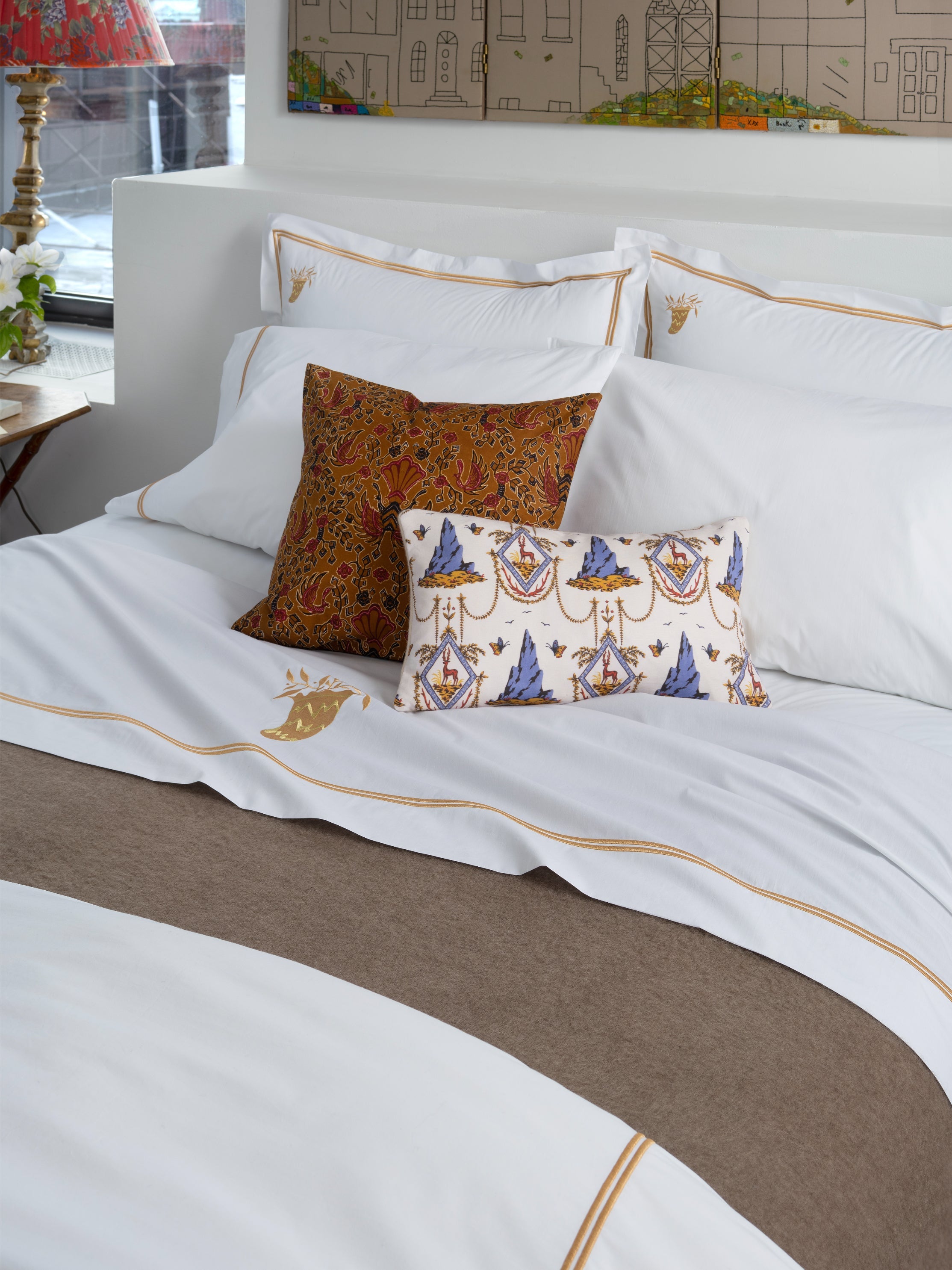 SAVED NY x Peter Reed "Cornucopia" Fitted Sheet