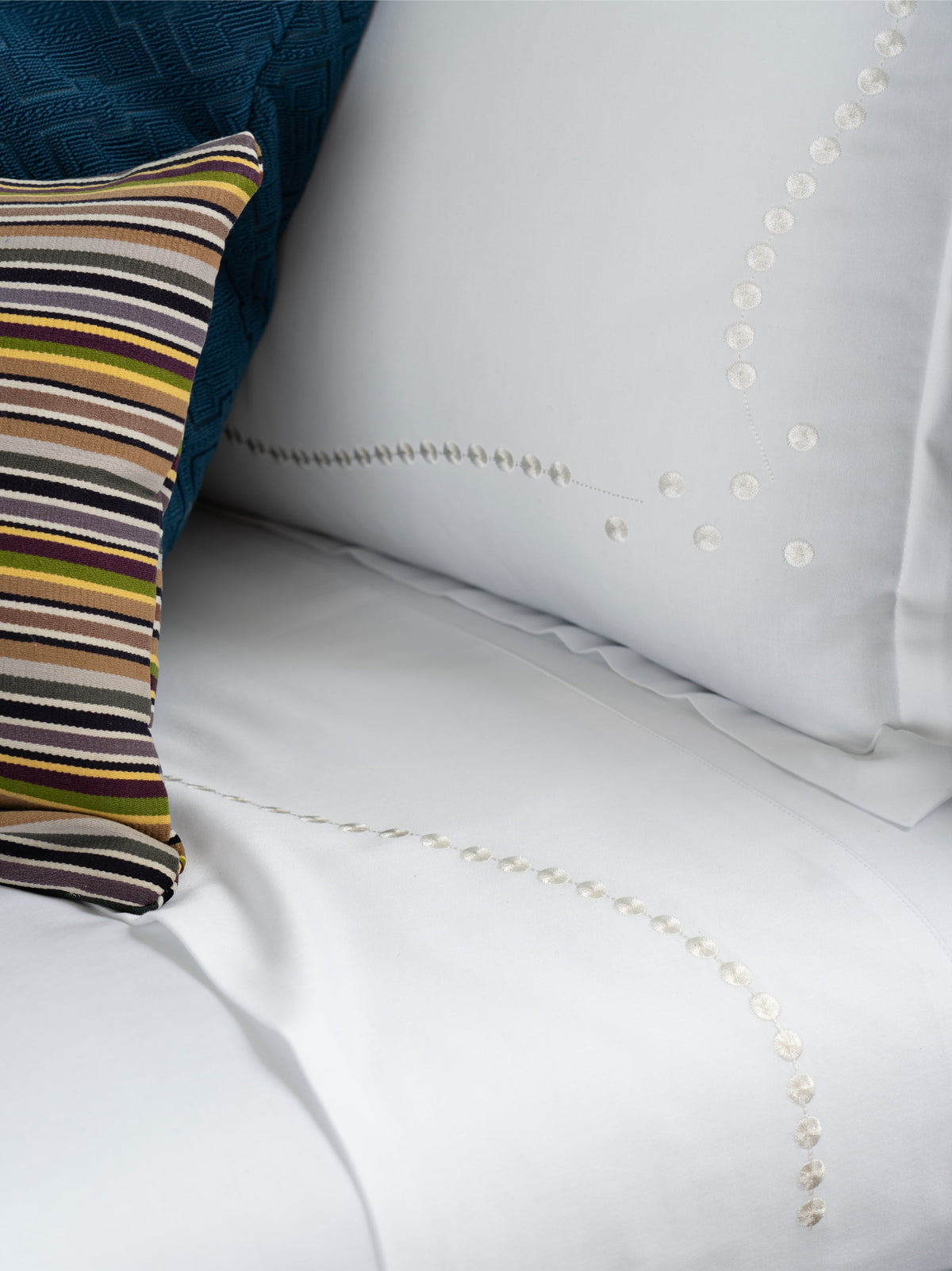 SAVED NY x Peter Reed | String of Pearls Pillowcase | Sateen