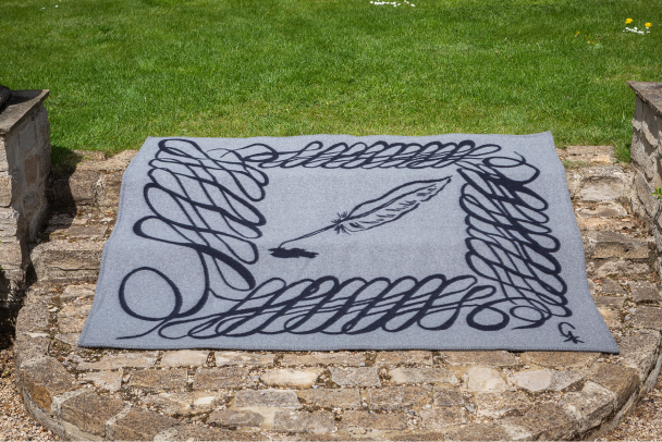 Luxury embroidered towels and bath linen