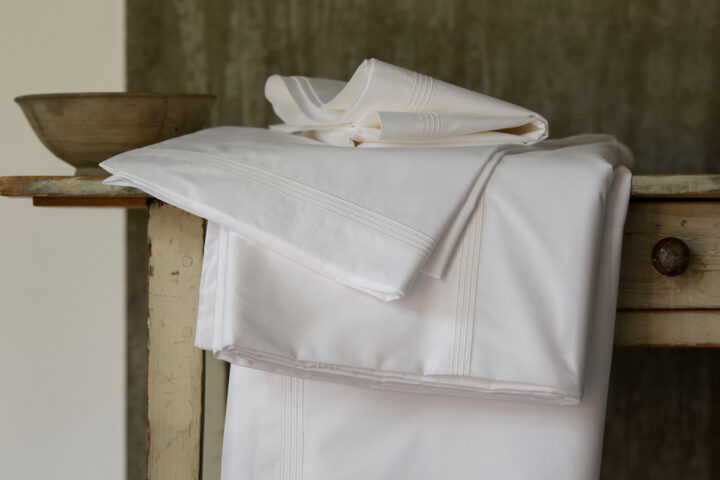 4 Row Peter Reed Signature Cord luxury bed linen in 400 thread count Egyptian cotton, handcrafted in England